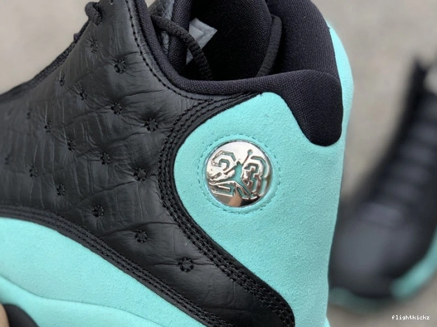 Island Green Retro 414571-030 Air 13 Black Jordan 0306